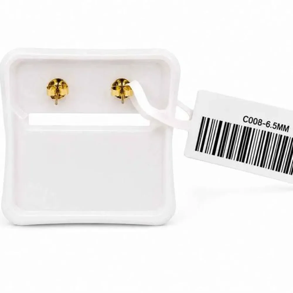 Black Moissanite Stud Earrings 2 Ct 925 Sterling Silver Gold Plated